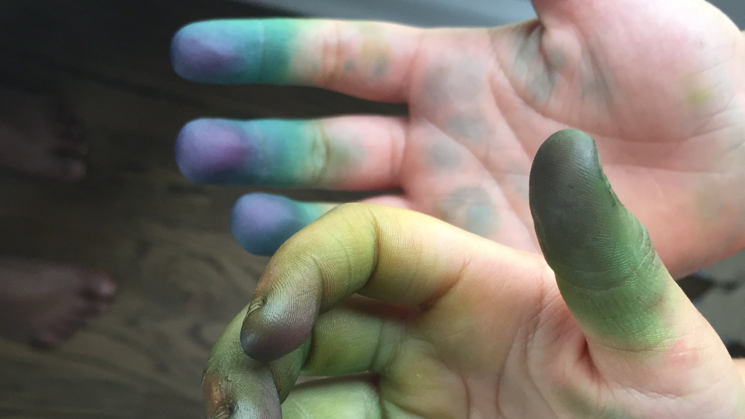 Painting With My Hands Open