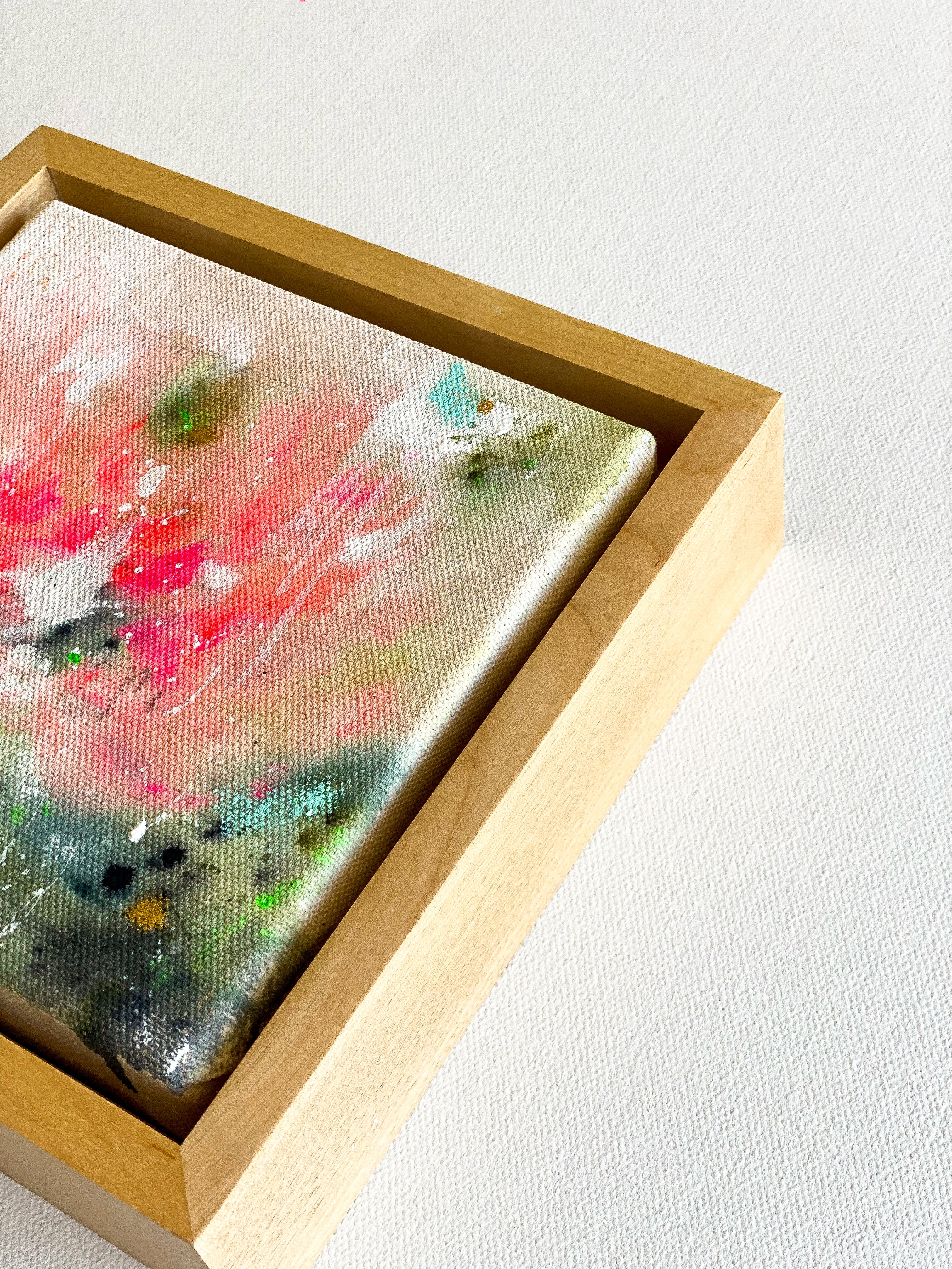 "She Was Fearless" | Original Painting | 7.5x7.5