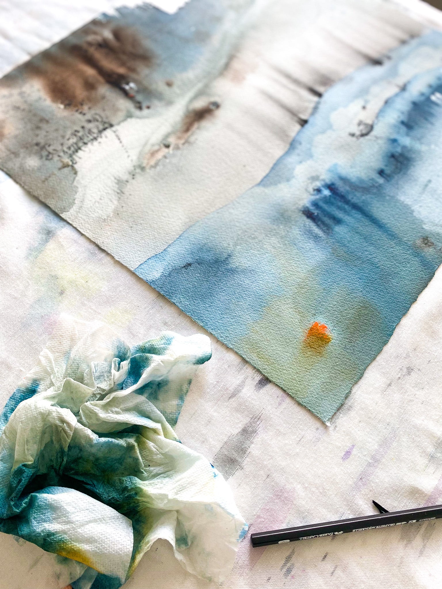 "Earth and Water" Original Painting