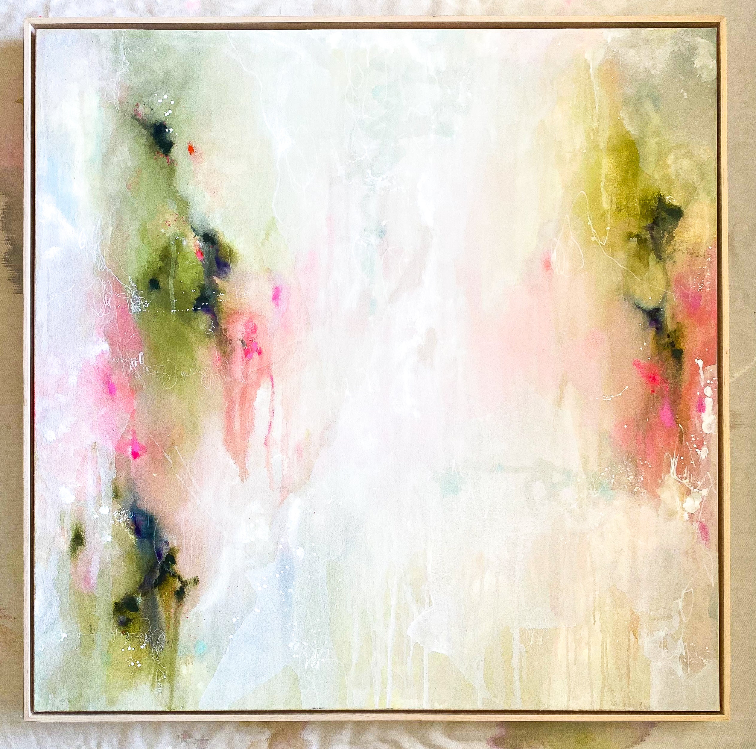 "Somewhere Between Primal and Elegance" | Original Painting | 36x36