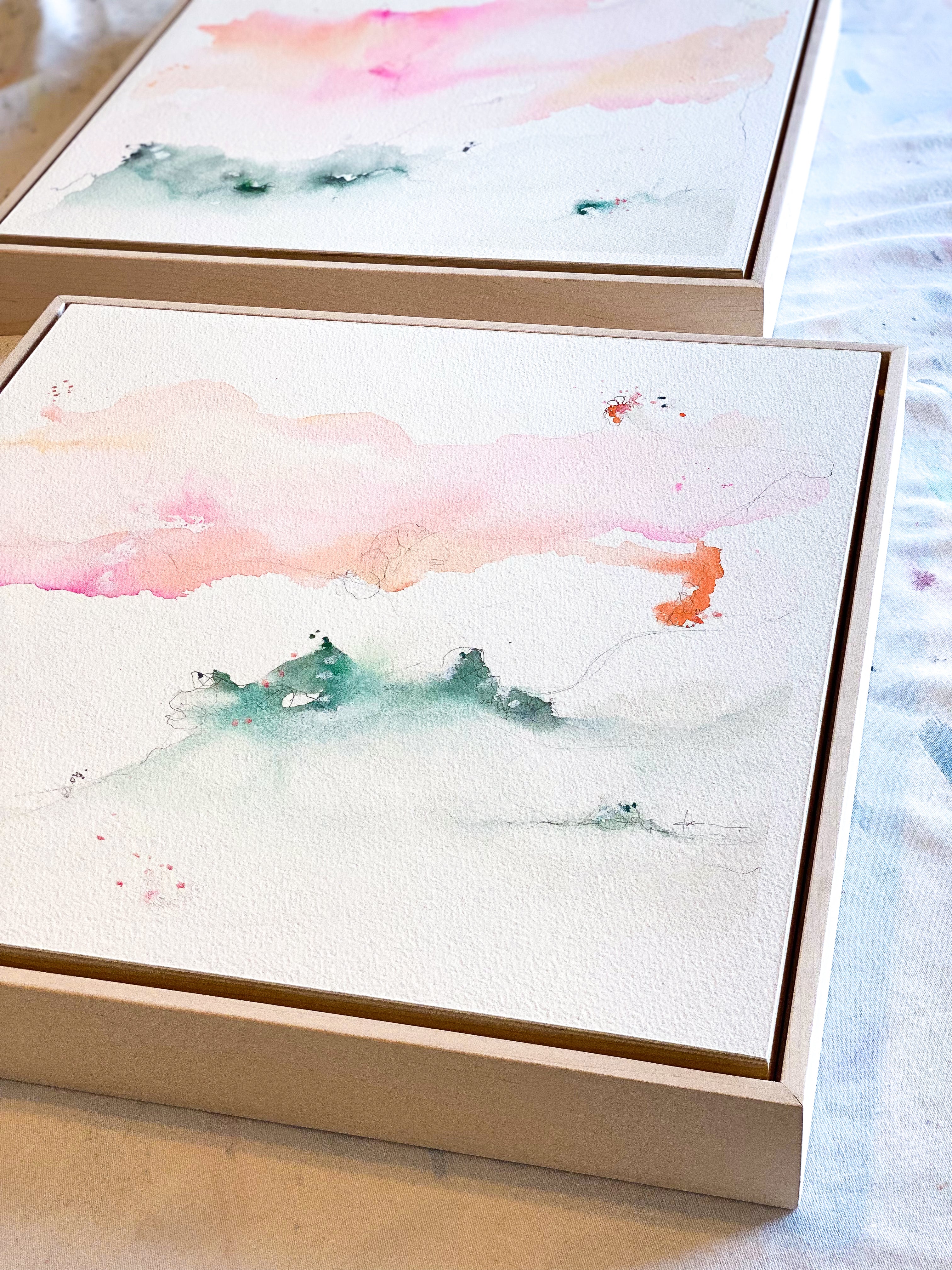Stillness No. 1 - 18"x18" Framed
