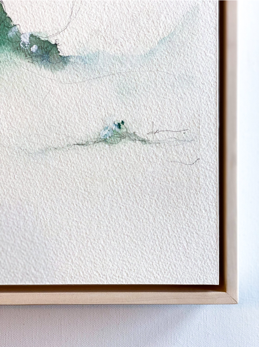 Stillness No. 1 - 18"x18" Framed