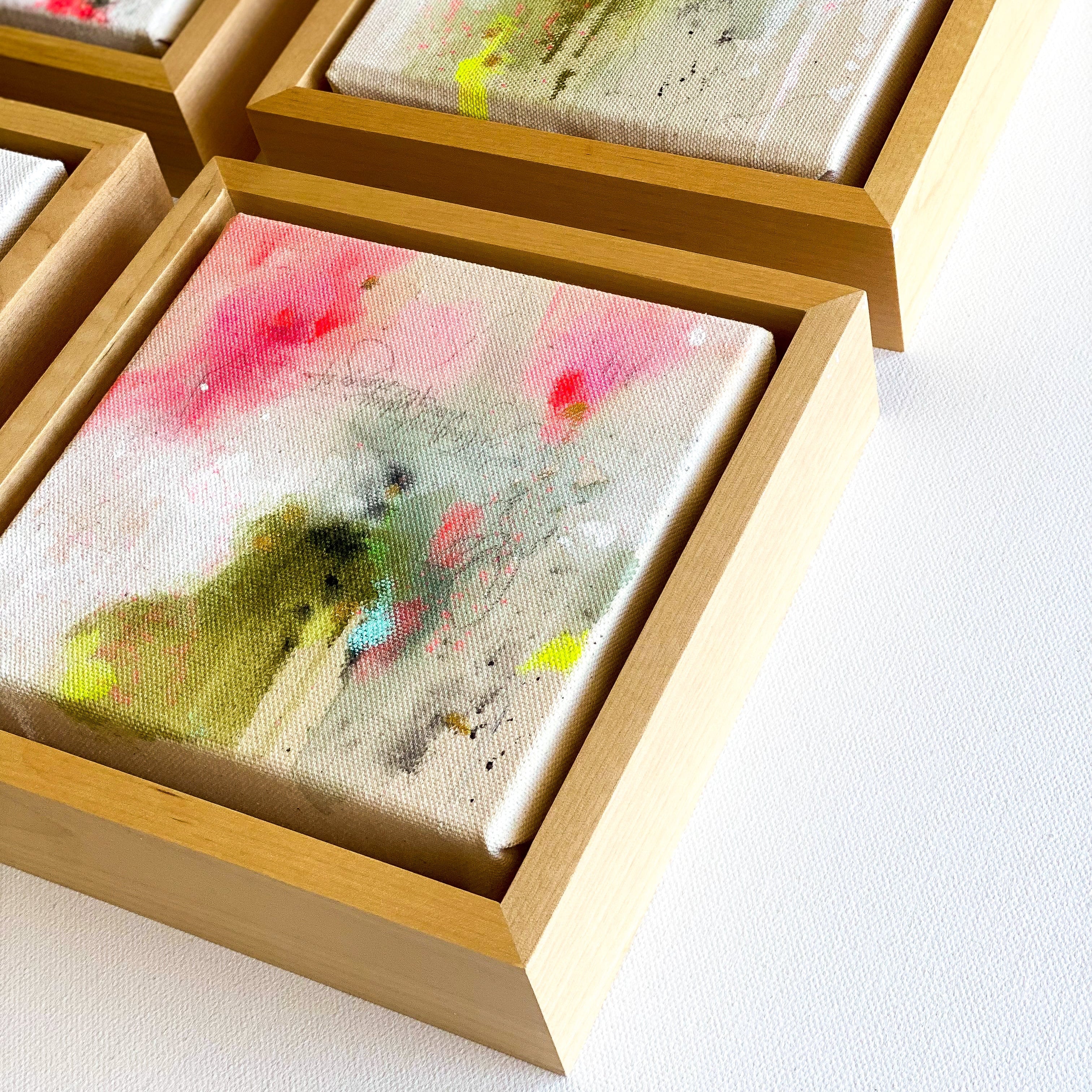 "Dried Flowers" | Original Painting | 7.5x7.5