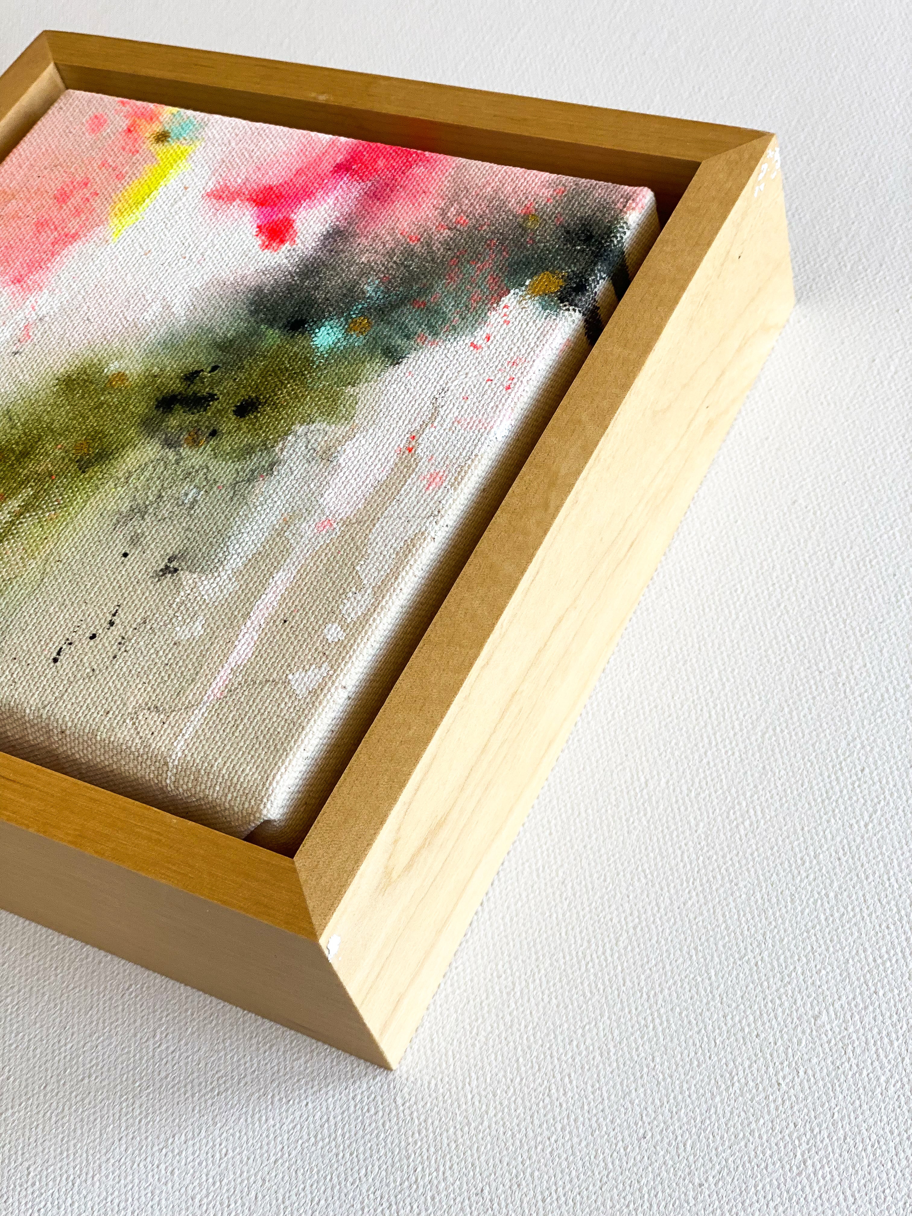 "Through The Trees" | Original Painting | 7.5x7.5