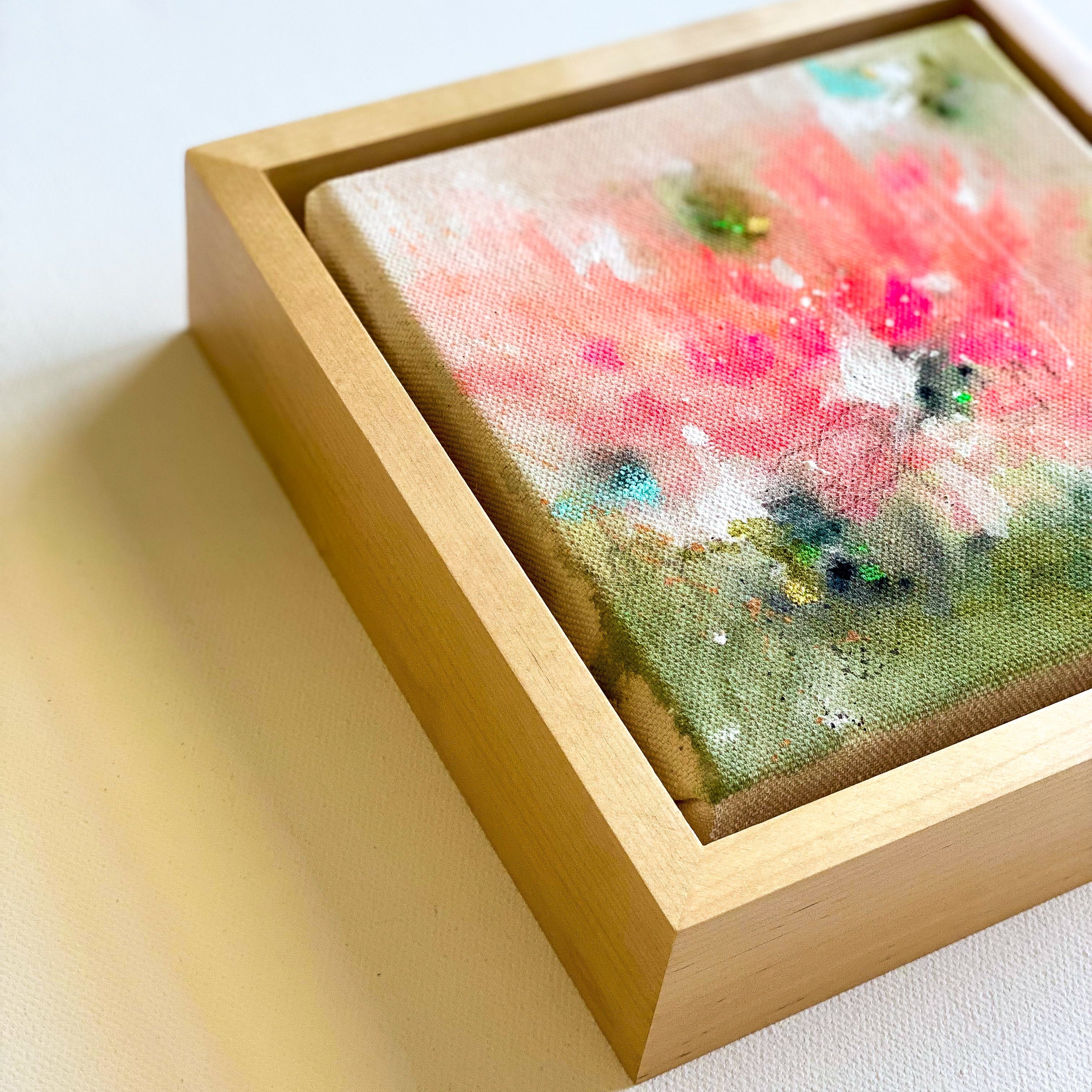 "She Was Fearless" | Original Painting | 7.5x7.5