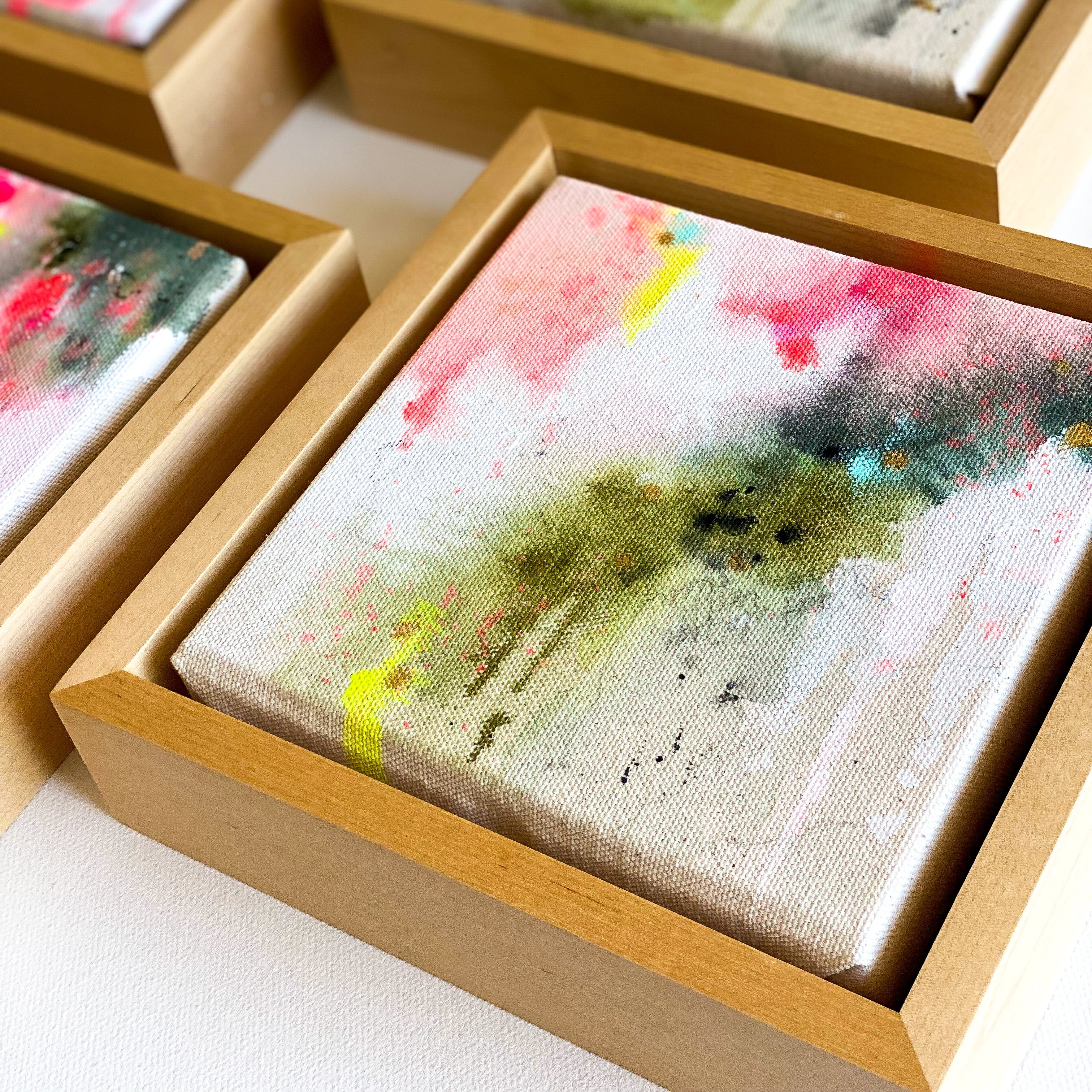 "Through The Trees" | Original Painting | 7.5x7.5