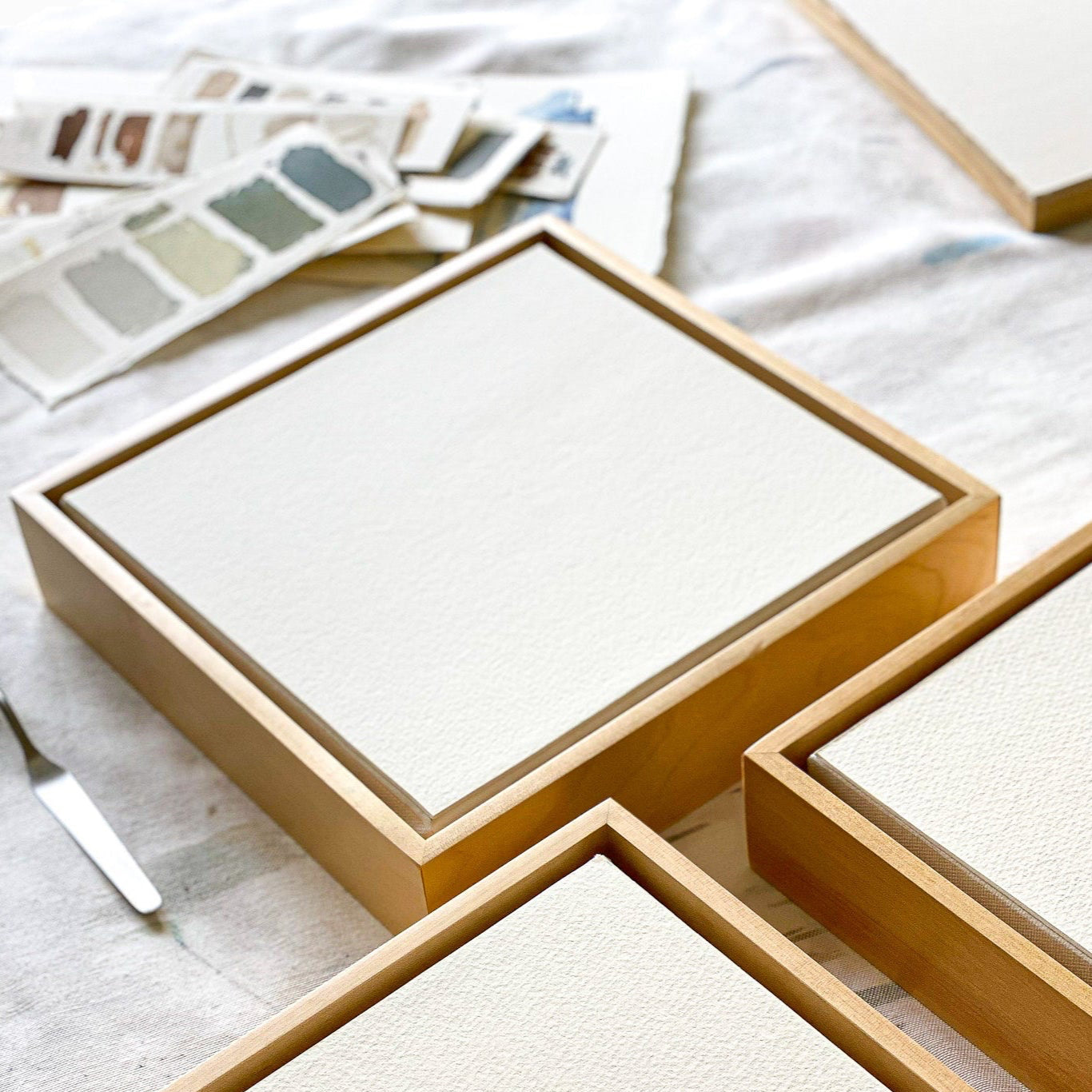 Digital Download: Watercolor Paper on Wood Panel